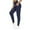 Navy, variant on ZQUUVOU Yoga Pants For Women With Pockets High Waisted With Pockets Sports Leggings Tummy Control Tapered Casual Pants Yoga Pants Dark Gray