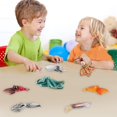 thumbnail image 3 of Sea Animal Model Miniature Simulated Octopus Squid Belemnite Figurine Early Learning Educational Toy Underwater Sea Life Mollusca Model Decor Children Gift, 3 of 6