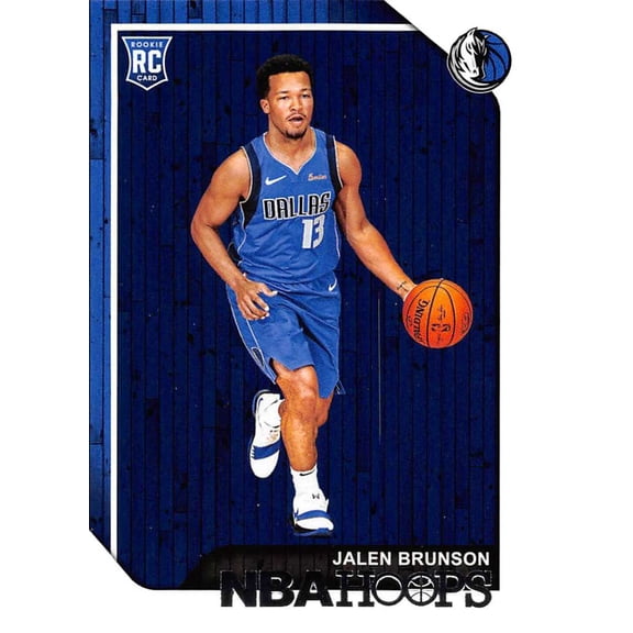 2018-19 NBA Hoops Basketball #243 Jalen Brunson Dallas Mavericks RC Rookie Card made by Panini