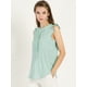 thumbnail image 4 of Blusa Elegante Sin Mangas Vintage Allegra K Cian XL, 4 of 6
