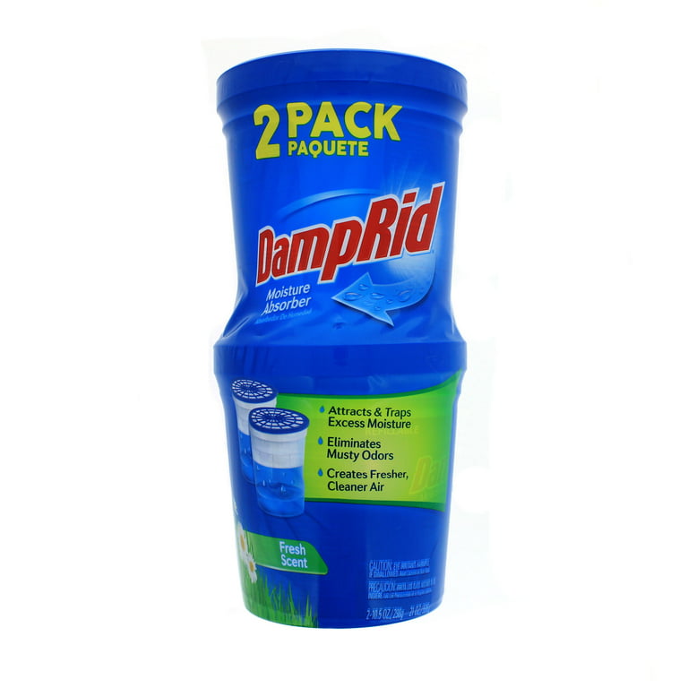 DampRid Fresh Scent 10.5 oz. Tubs - Refillable Moisture Absorber