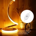 thumbnail image 2 of Modern Stylish Spiral LED Table Lamp with Touch Controller, Nightstand Lamp Desk lamp for Bedroom, Office, Living Room, 2 of 7