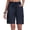 Navy#1, variant on LEBONYARD Capri Yoga Sweatpants for Women,Womens Shorts with Pockets Loose Casual Dressy Lightweight Ladies Baggy Cargo Shorts Pants for Hiking Black S