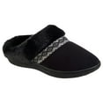 thumbnail image 3 of Isotoner Women's Eco-Comfort Memory Foam Faux Fur Indoor/Outdoor Slipper (Black, XL(9.5-10)), 3 of 4