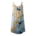 thumbnail image 5 of Icvfdpl Womens Casual Dresses Halter Butterfly Print Fashion Leisure Sundress Stylish Woman Daily Wear, 5 of 5