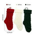 thumbnail image 2 of Medias navideñas, medias colgantes de punto para decoraciones navideñas, vacaciones familiares, calc Meterk Rojo, 2 of 7