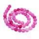 thumbnail image 4 of Hebra de piedras sueltas redondas de 8 mm Sunnimix artesanías Rosado, 4 of 8
