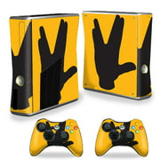 MightySkins Skin Compatible With Microsoft Xbox 360 S Console wrap cover sticker skins Salute Me
