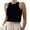 Black, variant on Duoif Tank Top for Women, Women's Cropped Tank Tops Ribbed Sleeveless Crew Neck Blouses Summer Casual Basic Tops Womens Tank Tops Womens Tops Black L