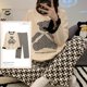 thumbnail image 2 of Conjunto de pijama anudado para Mujer, ropa de dormir con dibujos animados, a cuadros, 3XL, primavera y otoño, 2 of 4