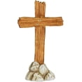 thumbnail image 3 of Confirmation Cross Natural Brown 3 inch Resin Stone Tabletop Figurine and Card, 3 of 5