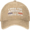 thumbnail image 2 of I Miss The America I Grew Up in Hat Unisex Baseball Cap, 2 of 8