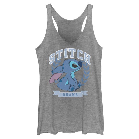 Womens Lilo & Stitch Athletic Ohana Racerback Tank
