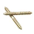 thumbnail image 2 of PZRT 12 Uds 5x40MM tornillo de pasador de hierro Chapado en Zinc tornillo de doble extremo tornillo autorroscante para muebles, 2 of 4