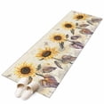 thumbnail image 6 of Sunflower Kitchen Runner Rug 2x6 Washable Runners for Hallway Non Slip Yellow Summer Botanical Floral Farmhouse Large Area Rug Indoor Floor Carpet for Bathroom Laundry Entryway Bedroom Living Room, 6 of 8