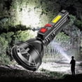 thumbnail image 1 of CEHVOM Spring Saving!Led Handheld Flashlight, Waterproof Super Bright Rechargeable Spotlight , 4 Modes Long Lasting Powerful Searchlight, Home, Outdoor Camping Lighting, Dog Walking, 1 of 9
