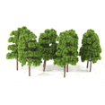 thumbnail image 1 of 4-6pack 10PCS Tree Model Train Railway Wargame Diorama Architecture Layout 1:75 6 piezas Sunnimix modelo de árbol, 1 of 8