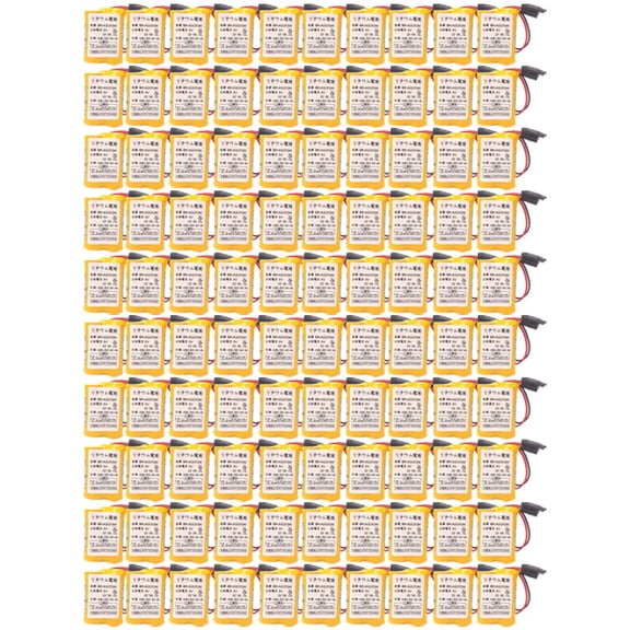 100 Pcs Replacement Battery for GE BR-AGCF2W A06B-6093-K001 A98L-0031-0011 L Fanuc A98L-0031-0011 L