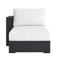 thumbnail image 5 of Modular Lounge Chair Chaise, Gray White, Aluminum Metal, Outdoor Patio Balcony Cafe Bistro Garden Hospitality Restaurant, Modern Contemporary HB36559, 5 of 9