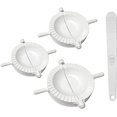 thumbnail image 1 of 3Pcs Dumpling Maker Gyoza Wrappers Empanadas Press Mold Dumpling Mold Set with a Stainless Steel Spoon, 1 of 5