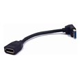 thumbnail image 1 of HUGFEGWE 5.9 Inch DisplayPort 8K Extension Cable, 90 Degree Down Angle DP 1.4 Version Male to DP 1.4 Version Female Adapter Extender Cable, Support 8K@60Hz & 4K@ 144Hz CJ25311-4228, 1 of 4