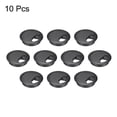 thumbnail image 4 of Cubierta de agujero para cables, grommet de escritorio de plástico de 2-3/8" para organizador de cables 10 Pcs (Negro), 4 of 4