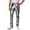 hwj# Gray161, variant on Huowey Mens Leather Pants Casual Slim Fit Stretch Tapered Pants Motorcycle Stylish Fashionable Comfort Solid Color Trousers Lightweight Versatile Dailywear,Black,L