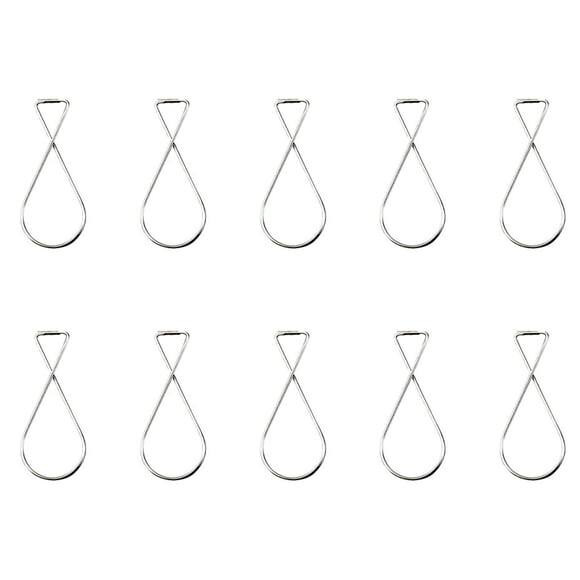 Yuarrent 10 piezas de ganchos para azulejos de techo, Flexible, resorte automático, letrero colgante, suministros para el hogar, Type1 NO1