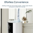thumbnail image 4 of KELOPA® Ultrasonic Cool Mist Humidifier, 9L/2.4 Gallon, Top Fill, Smart Humidity Control, Sleep Mode and Other Functions, for Home/Large Room/Bedroom/Office/Plants, Coverage 600ft² and Above, 4 of 13