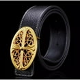 thumbnail image 5 of Extended Men's Belt, Large Size, Leather, Extra Long, Extended Belt, Extra Large, 5 of 5
