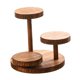 thumbnail image 2 of Wood Cake Stand Dessert Holder Versatile Step Ladder Countertop Shelf Tiered Stand Wooden Plant Stand for Bottles Jars Figure, 2 of 5