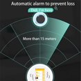 thumbnail image 4 of CHOK GPS Smart Tracker  Portable Waterproof Bluetooth Tracker  Round Item Locator  Key Finder  Wireless Anti-Lost Sensor Device for Bags  Keys  Wallet Pets Luggage, 4 of 5