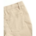 thumbnail image 5 of Beverly Hills Polo Club Girls' School Uniform Pants - 2 Pack Stretch Khaki Jegging Leggings (4-16), 5 of 7