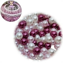 1 Pack of Mixed 3-8Mm Purple Imitation Pearl Decoration Clearance! 150Pcs Craft Pearls White/ Loose Pearls Beads 3 8Mm Non Pearls Round Pearls Vase Fillers & Crafting