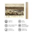 thumbnail image 4 of 1876 Louisville Kentucky Map - Vintage Louisville Wall Art - Old Louisville KY Map - Historic Louisville Poster - Bird's Eye View Map of Louisville KY, 4 of 8