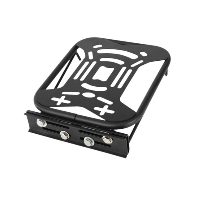 Portaequipajes trasero para motocicleta, fácil instalación, estante de almacenamiento trasero para motocicleta Negro