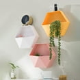 thumbnail image 4 of SPRING PARK Wall Planters Succulent Planter Geometric Hexagon Pot Flower Pot Indoor Air Plant Container Hanging Vase Home Decoration, 4 of 6