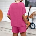 thumbnail image 5 of Summer Women's Casual Suit Tops And Shorts Fashion Two-Piece Set, 5 of 7