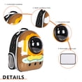 thumbnail image 1 of Mochila Transporte Gato Carrier Pet Backpack Transpirable Pet Outing Bag Space Pet Mochila (marrón claro) Ndcxsfigh Libre de BPA, 1 of 7