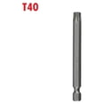 thumbnail image 1 of 1pc -T40 Magnetic Head for Torx Screwdriver Bit 75mm Security Tamper Proof Star T40, 1 of 9