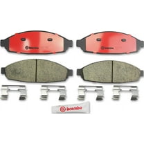 Brembo P24128N NAO BRAKE PADS Fits select: 2011 FORD CROWN VICTORIA POLICE INTERCEPTOR, 2003-2011 MERCURY GRAND MARQUIS LS