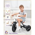 thumbnail image 2 of Triciclo KRIDDO para niños de 2 a 5 años con rueda antipinchazos de 30 cm, 2 of 6