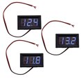thumbnail image 2 of ALL-CARB 3 PCS Mini DC 0-30V LED 3-Digital Display Voltage Voltmeter Panel Calibratable, 2 of 6