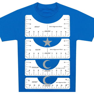 10 Pcs Tshirt Ruler, T-Shirt Alignment Guide Tool Tshirt Ruler Guide T  Shirt Rulers to Center Designs for Transparent 