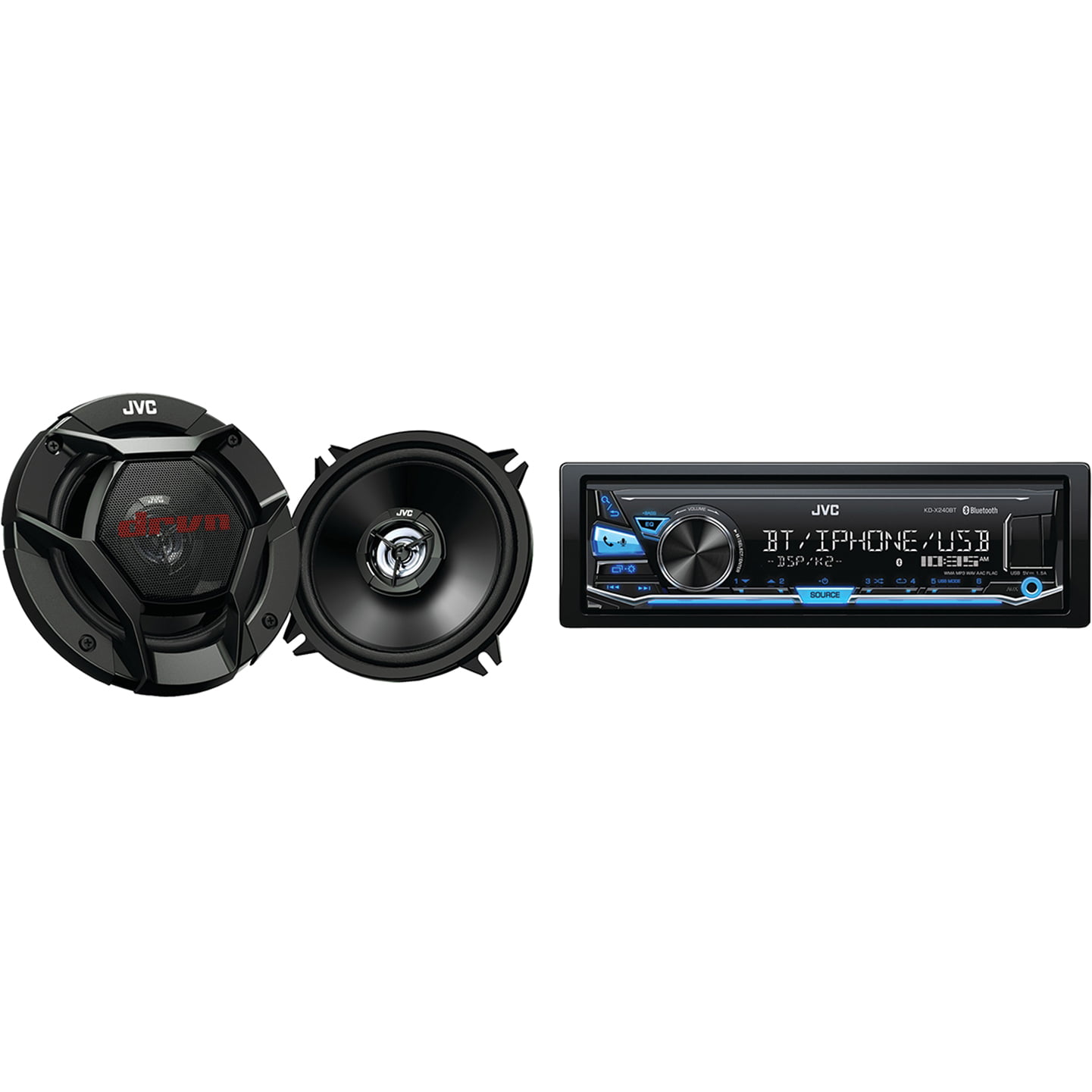 JVC CS-DR520 5.25 2-Way Coaxial Speakers