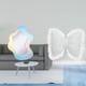thumbnail image 2 of Cojín de maquillaje con espejo acrílico ondulado, espejo decorativo moderno para la pared del baño, cómodo cojín de noche para o la oficina, 2 of 8