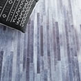 thumbnail image 6 of SAFAVIEH Faux Hide Creighton Striped Machine Washable Runner Rug, Ivory/Light Grey, 2'6" x 6', 6 of 11