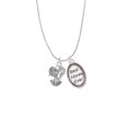 thumbnail image 2 of Delight Jewelry Silvertone Dolphins Spinner Best Mom Ever Charm Necklace, 2 of 4