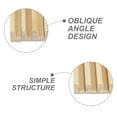 thumbnail image 3 of HEATSHAKING 8Pcs Wooden Domino Trays Khaki Simple Design Minimize Cleaning Time Family Game, 3 of 8