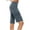 Blue, variant on ShomPort Women's Cargo Shorts Summer Casual Elastic High Waist Knee Length Straight Shorts with Pockets